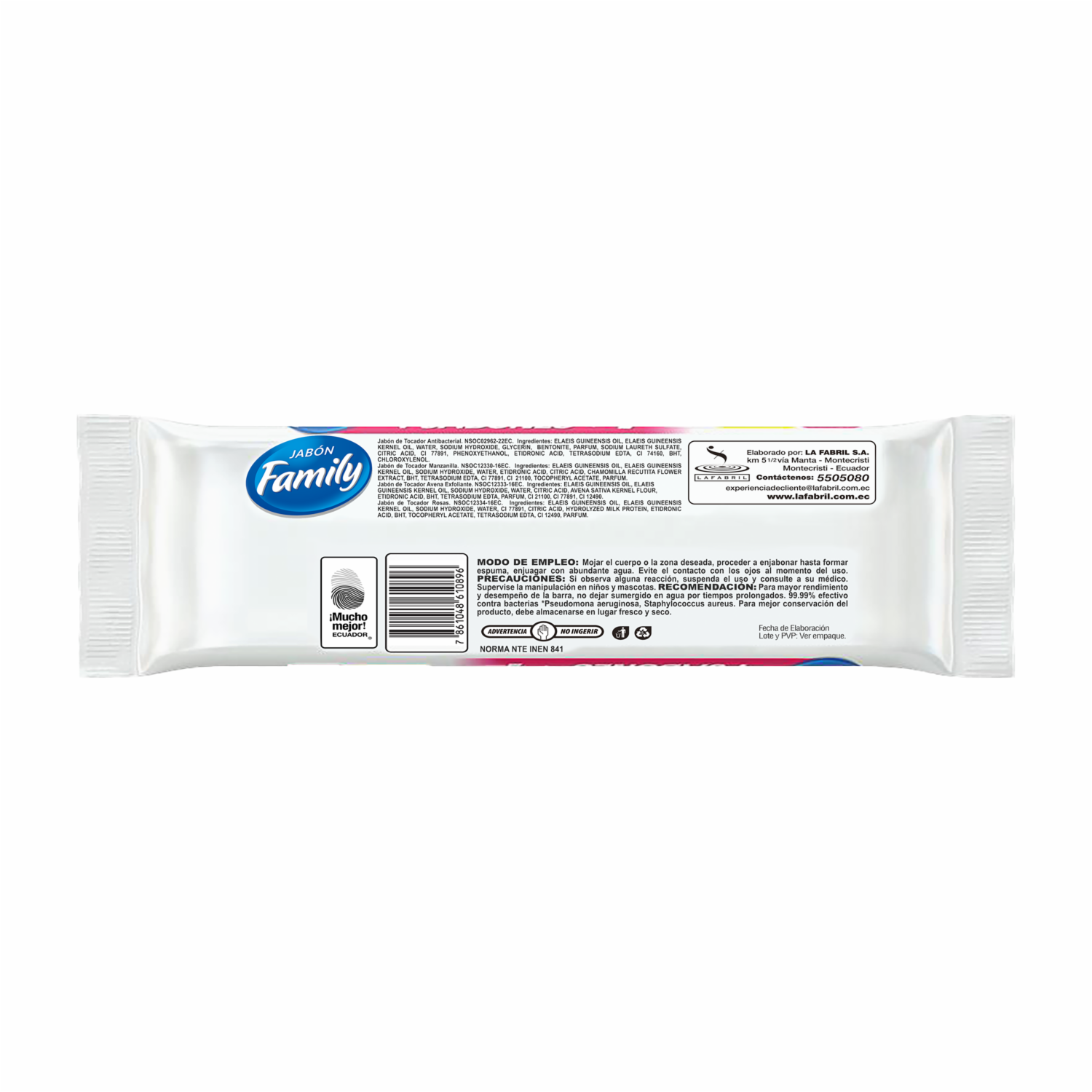 Jabón De Tocador En Barra Surtido Pack FAMILY 300 G