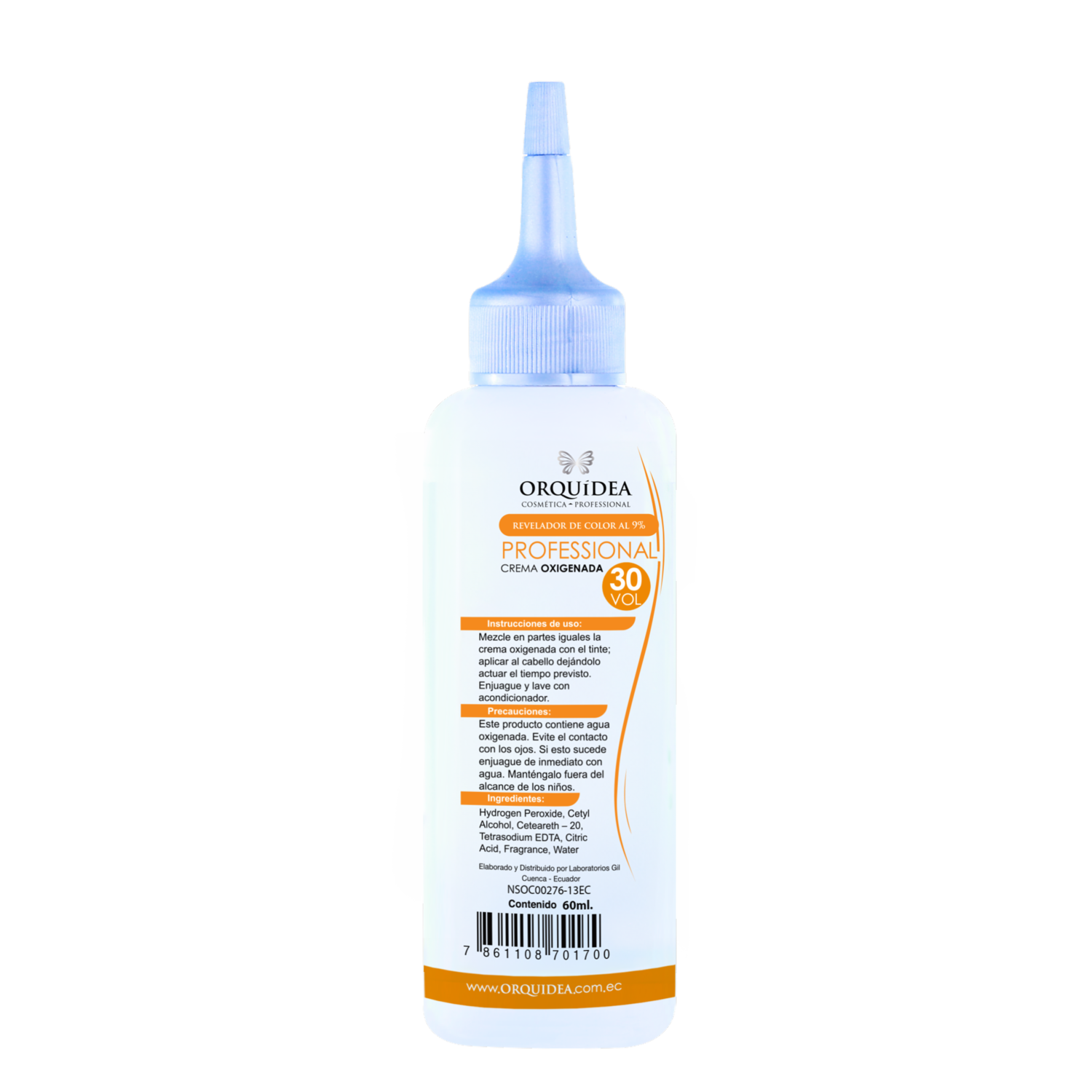 Crema Oxigenada 30 Volúmenes Al 9% ORQUÍDEA 60 Ml