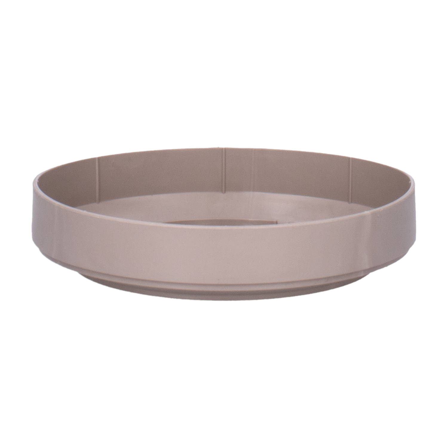 Macetero Mini Marbelo Taupe Con Base PLAPASA Pequeño
