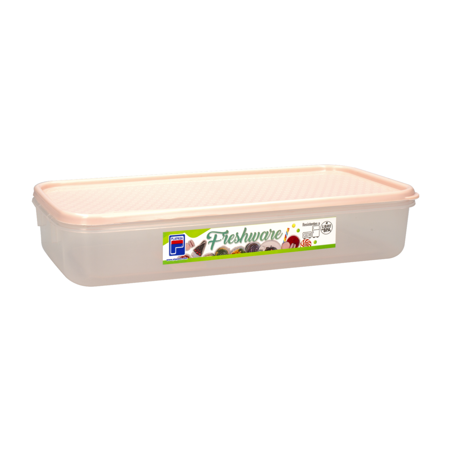 Repostero Freshware Con Tapa Palo Rosa Velvet PLAPASA N2