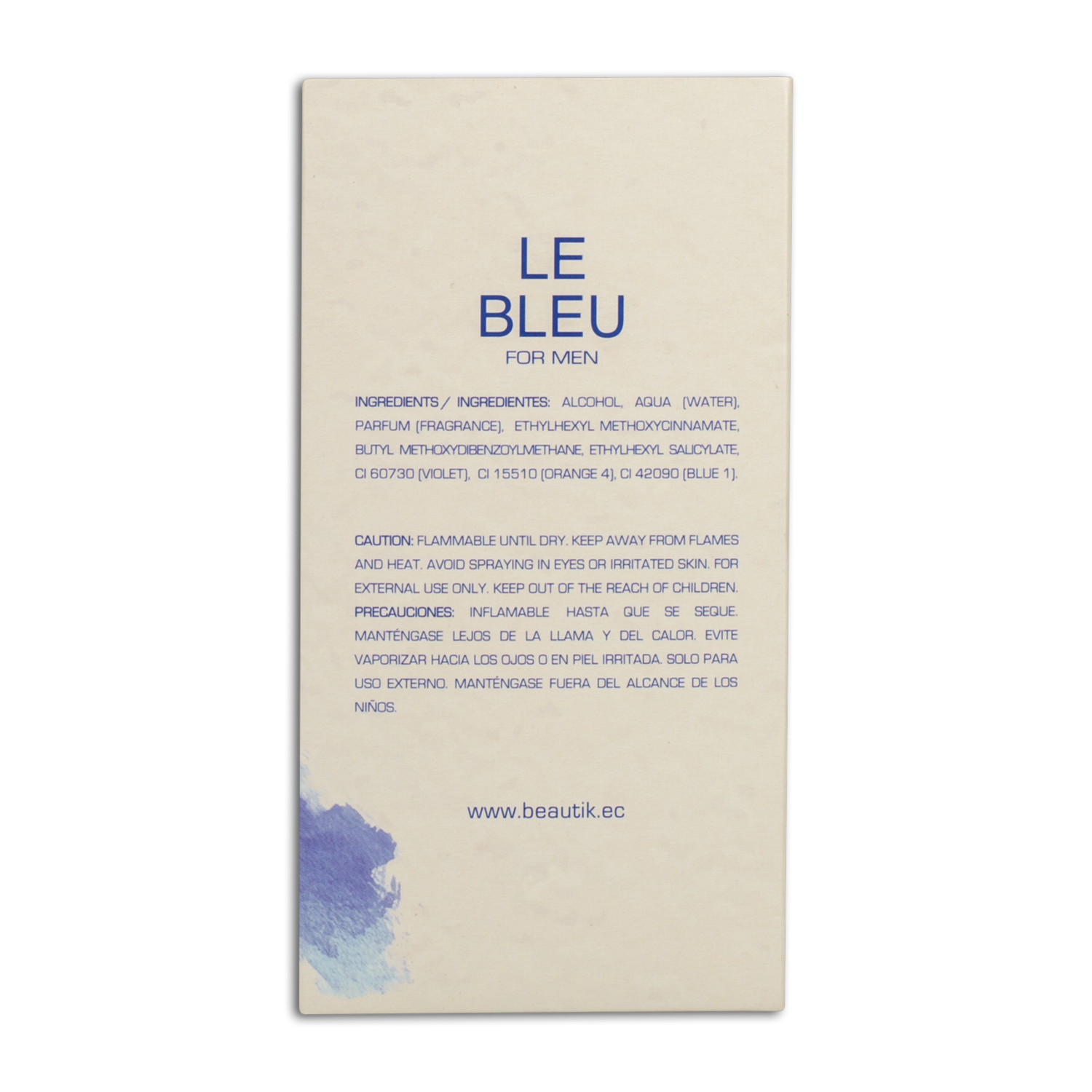 Fragancia Para Caballero Le Bleu BEAUTÌK LONDON EDT 100 Ml