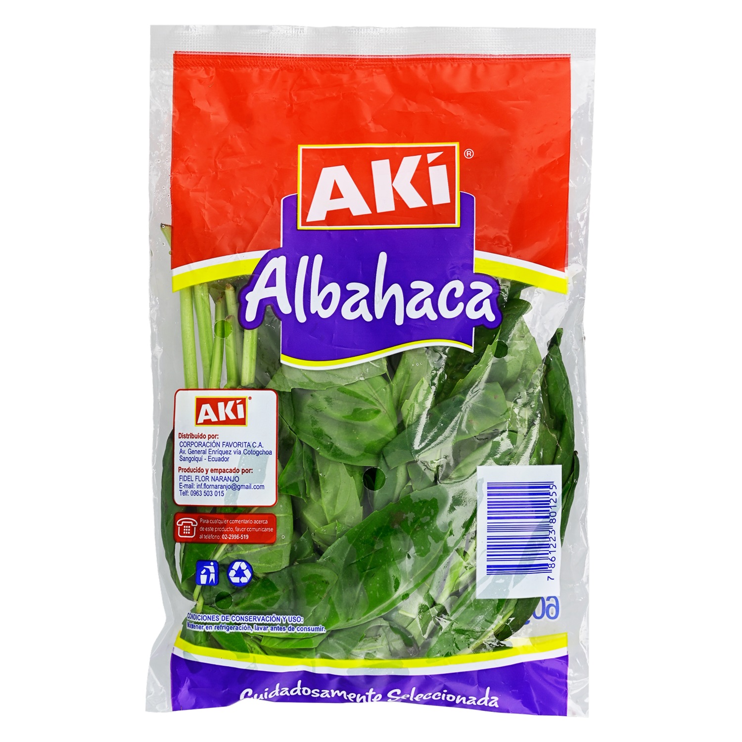 Albahaca Fresca AKÍ 60 G