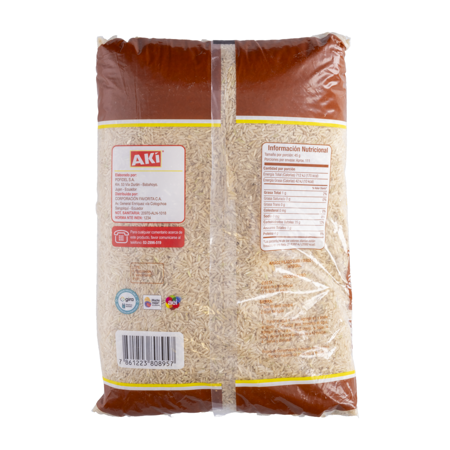 Arroz Integral AKÍ 5000 G