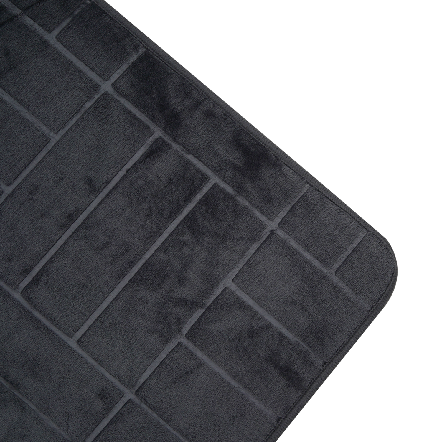 Alfombra Para Baño Gris MODERTEX 40 X 60 Cm