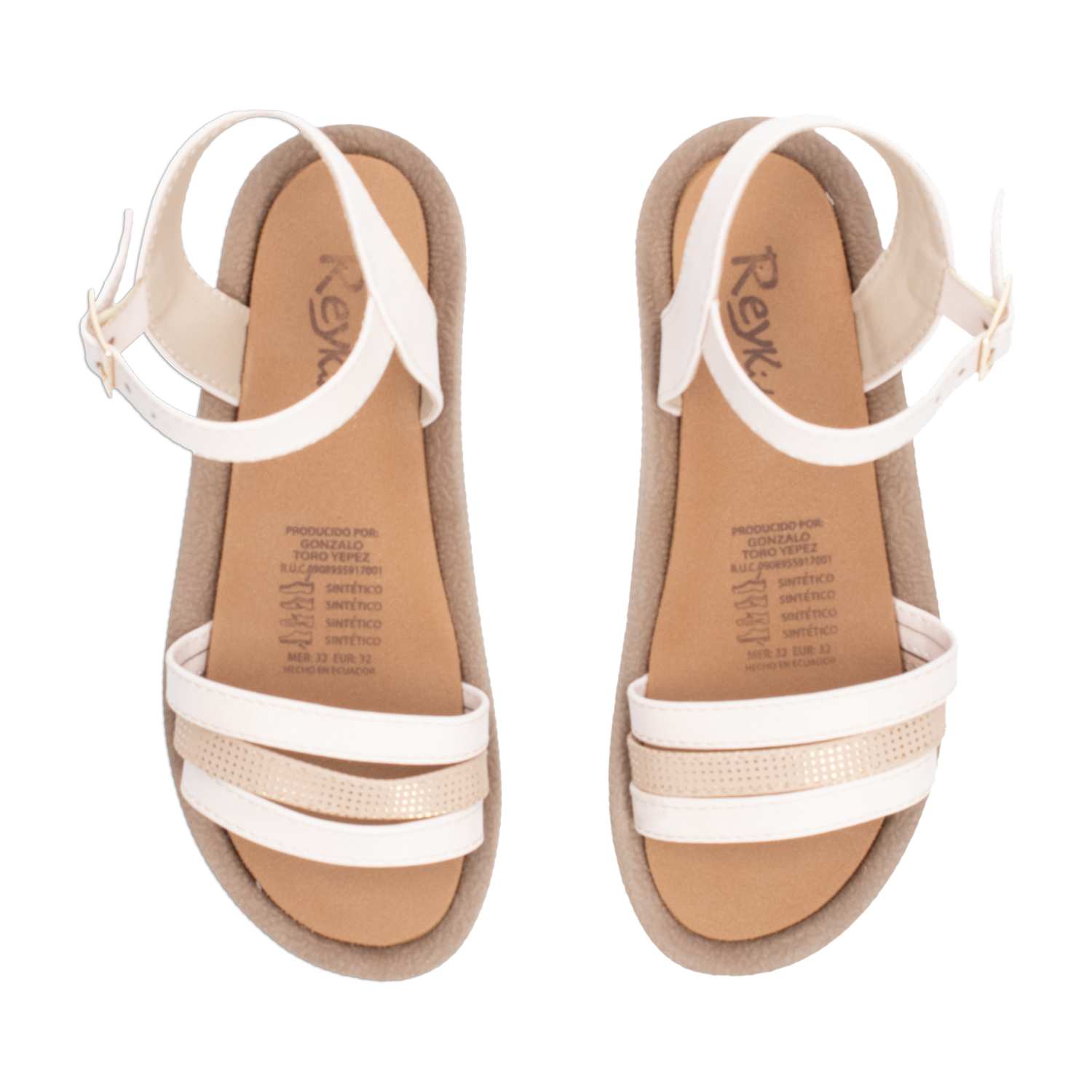 Sandalias Con Hebilla Y Ajuste Al Talón REY Talla 32