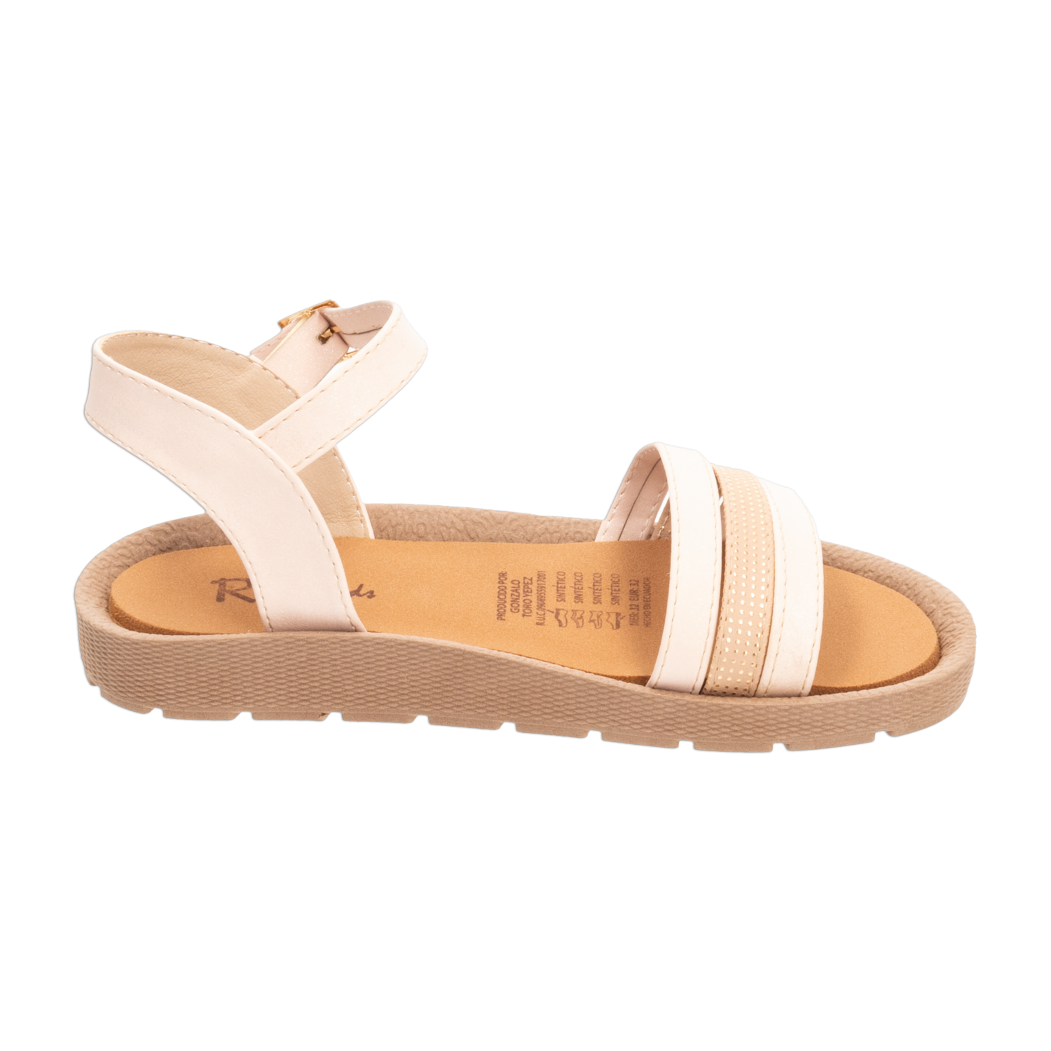 Sandalias Con Hebilla Y Ajuste Al Talón REY Talla 32