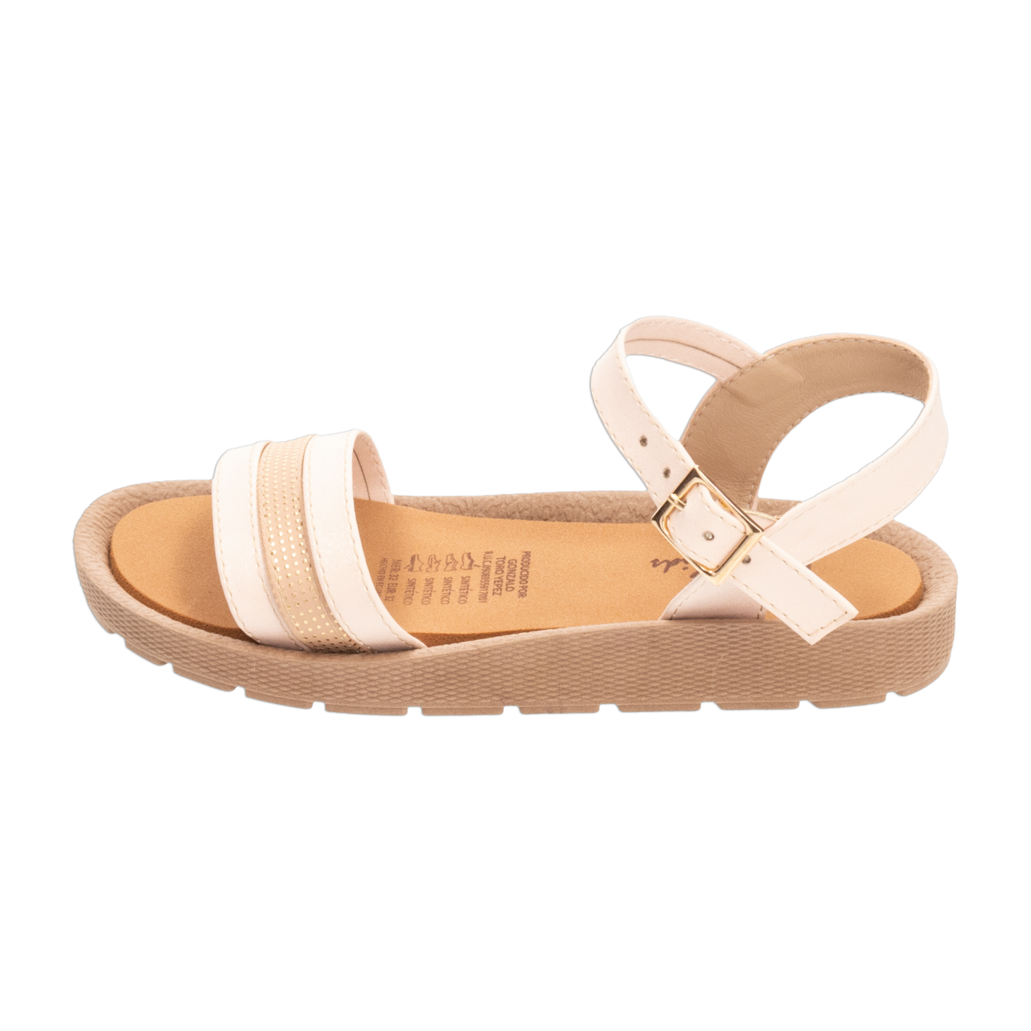 Sandalias Con Hebilla Y Ajuste Al Talón REY Talla 32