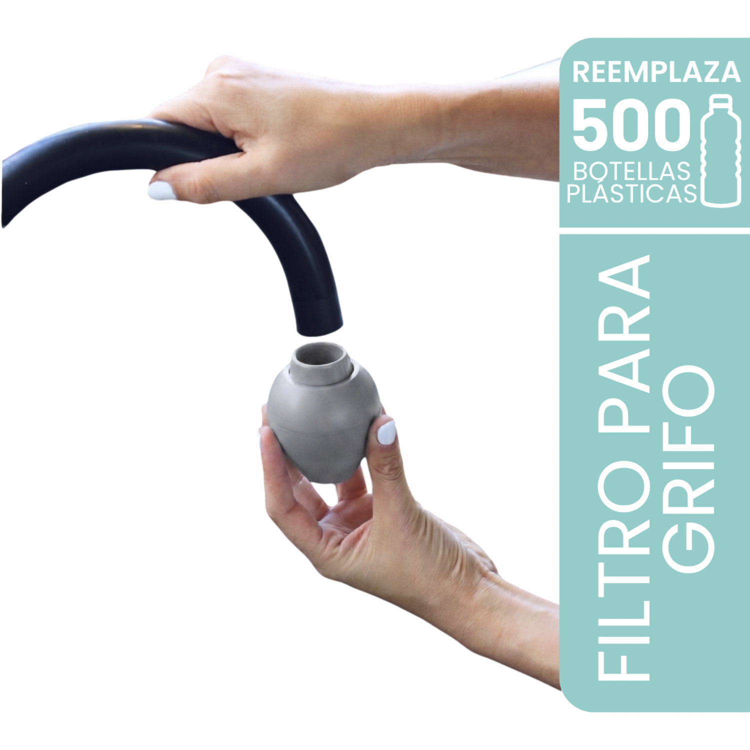 Filtro Para Grifo De Agua Gris YAKUPURA 12 X 6 CM