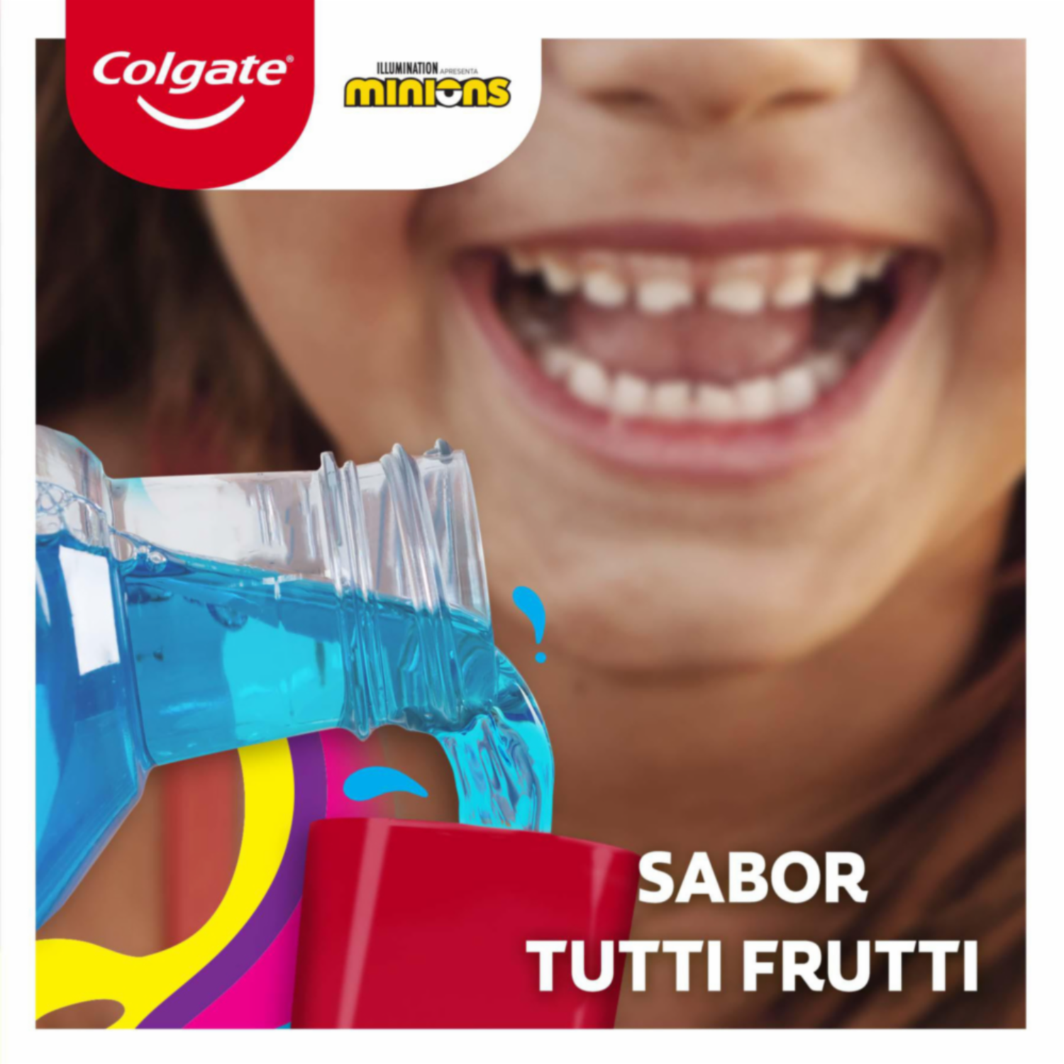 Enjuague Bucal Infantil Minions COLGATE 250 Ml