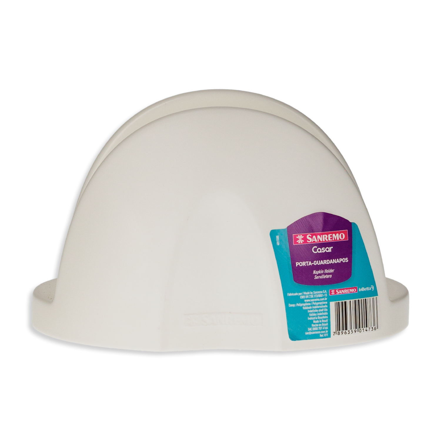 Servilletero Plástico Color Blanco SANREMO Unidad