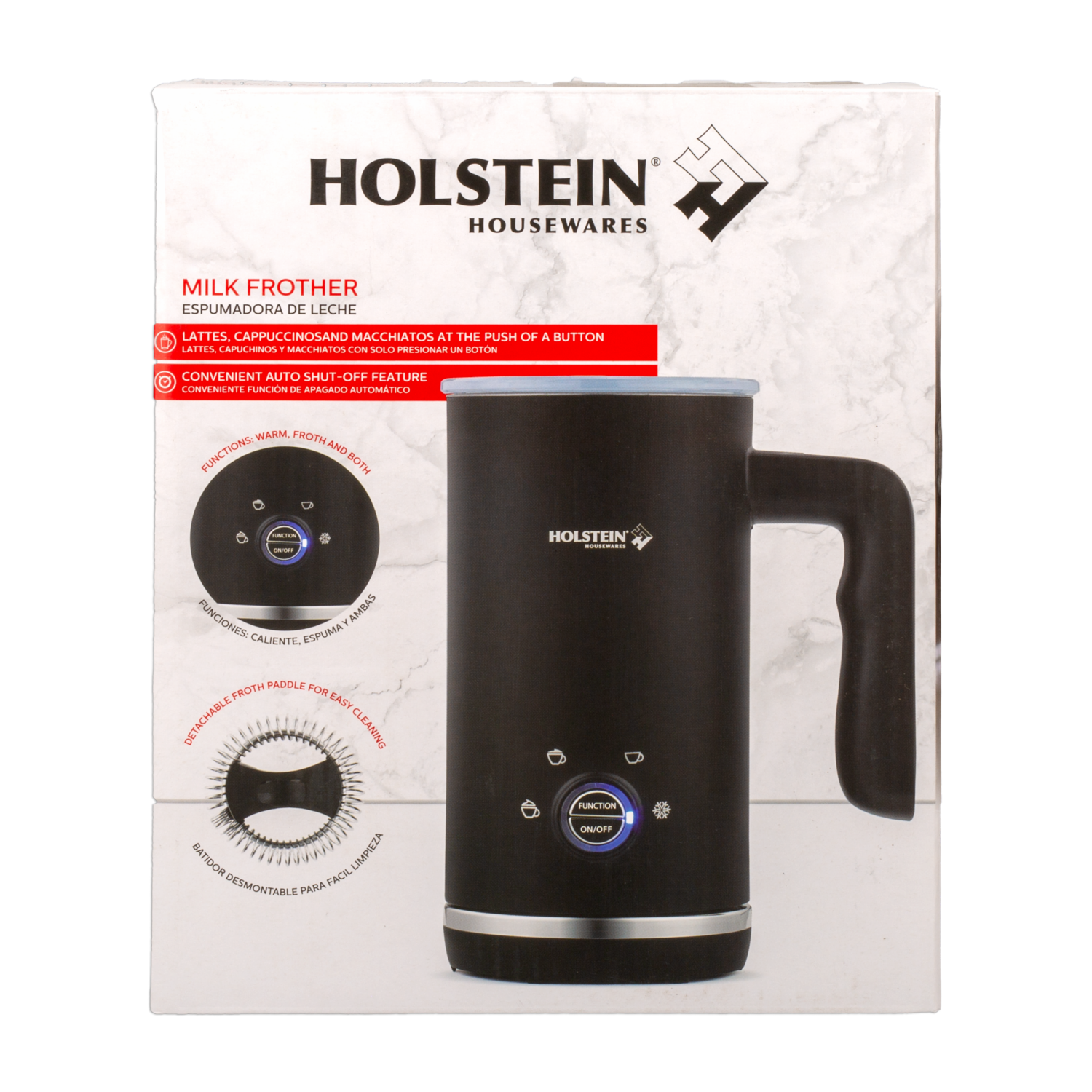 Vaporizador De Leche Para Cafés Eléctrico HOLSTEIN 110 V