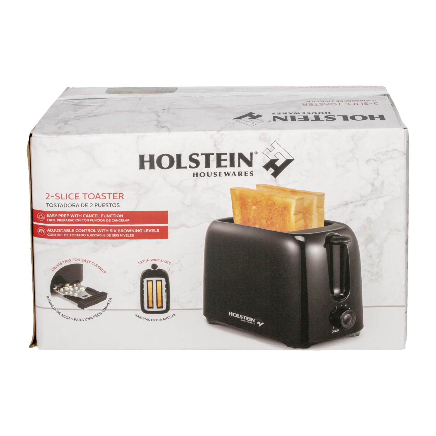 Tostador 2 Rebanadas Modelo: Hh-09101074b HOLSTEIN 110 Watts