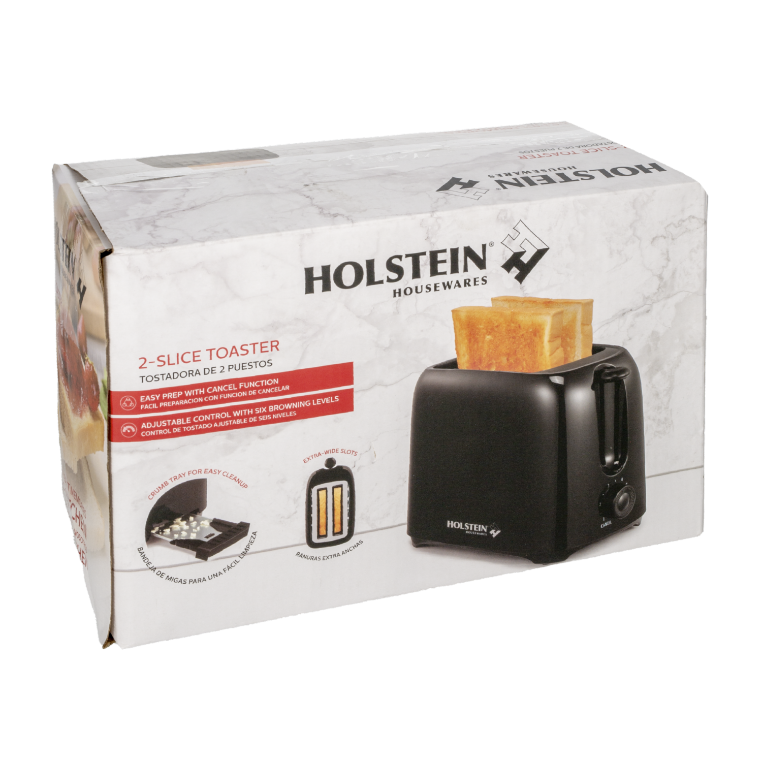 Tostador 2 Rebanadas Modelo: Hh-09101074b HOLSTEIN 110 Watts