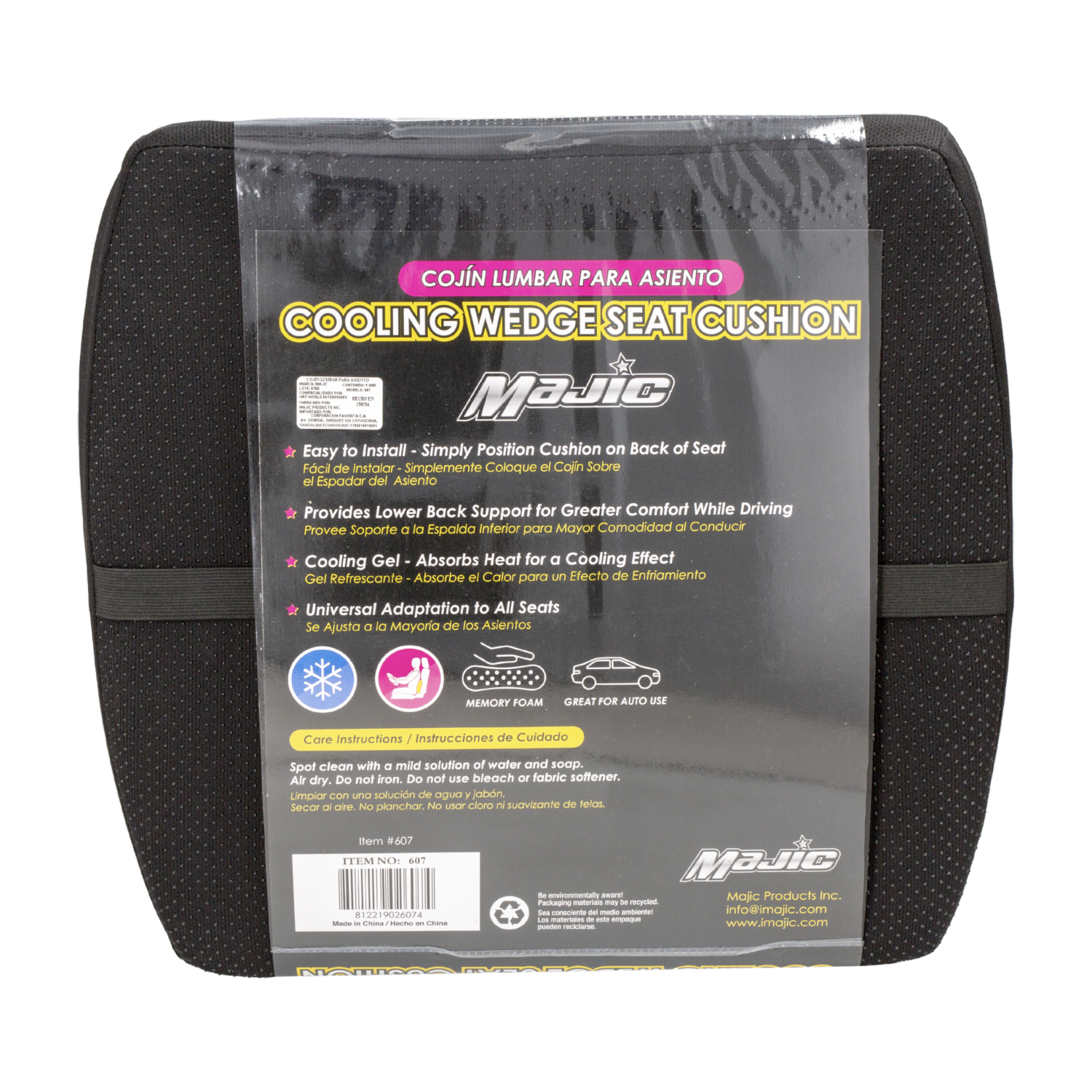 Cojin Lumbar Para Auto MAJIC Unidad