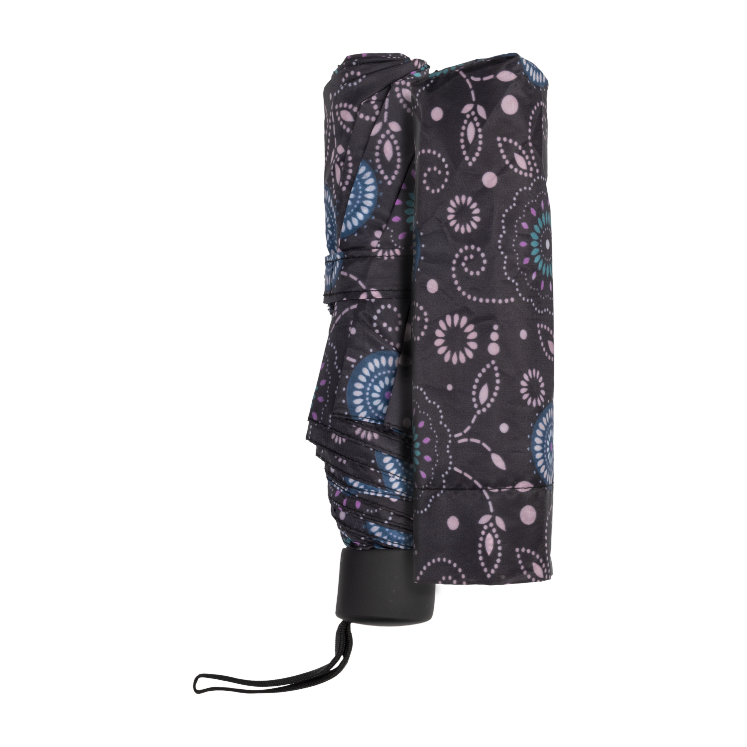 Paraguas Negro Con Rosado FREE HOME 98 CM