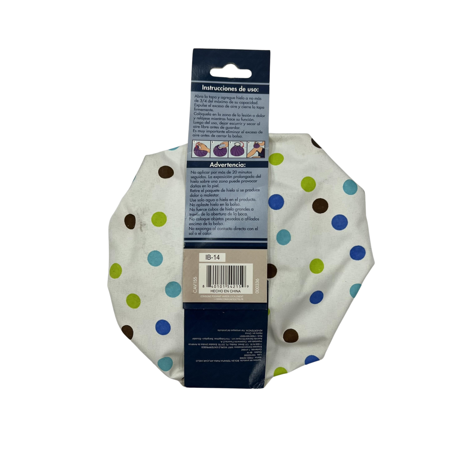 Bolsa Para Agua Fría Puntos Negro FREE HOME Unidad
