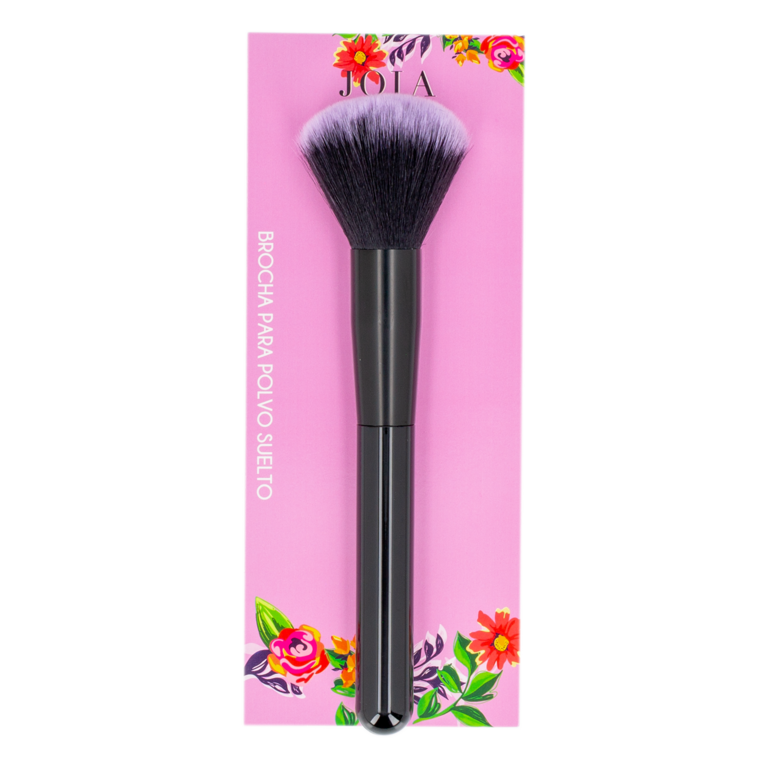Brocha De Maquillaje Pequeña Para Polvo Suelto JOIA Mango Color Negro