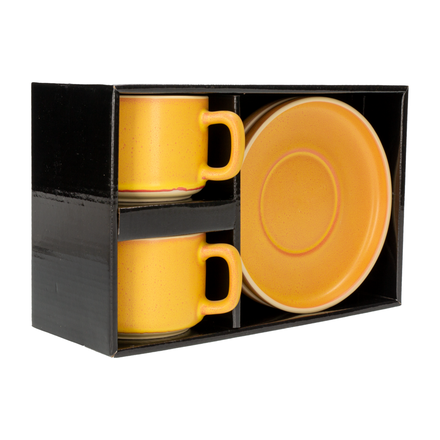 Set X2 Taza Y Plato Terracota KIC KARPERY 8 Oz