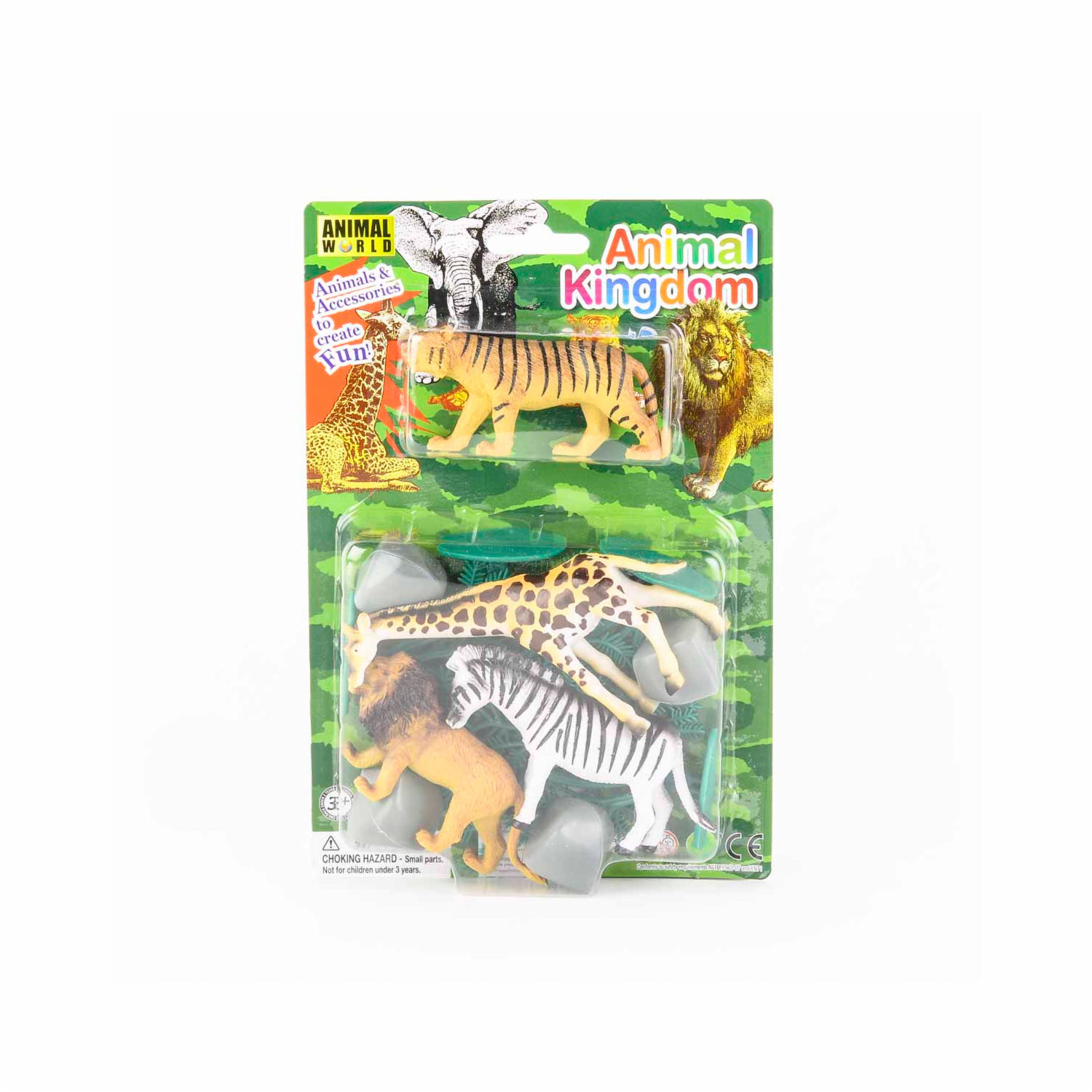 Set De Juego Animales De La Selva ANIMAL WORLD 12 Piezas