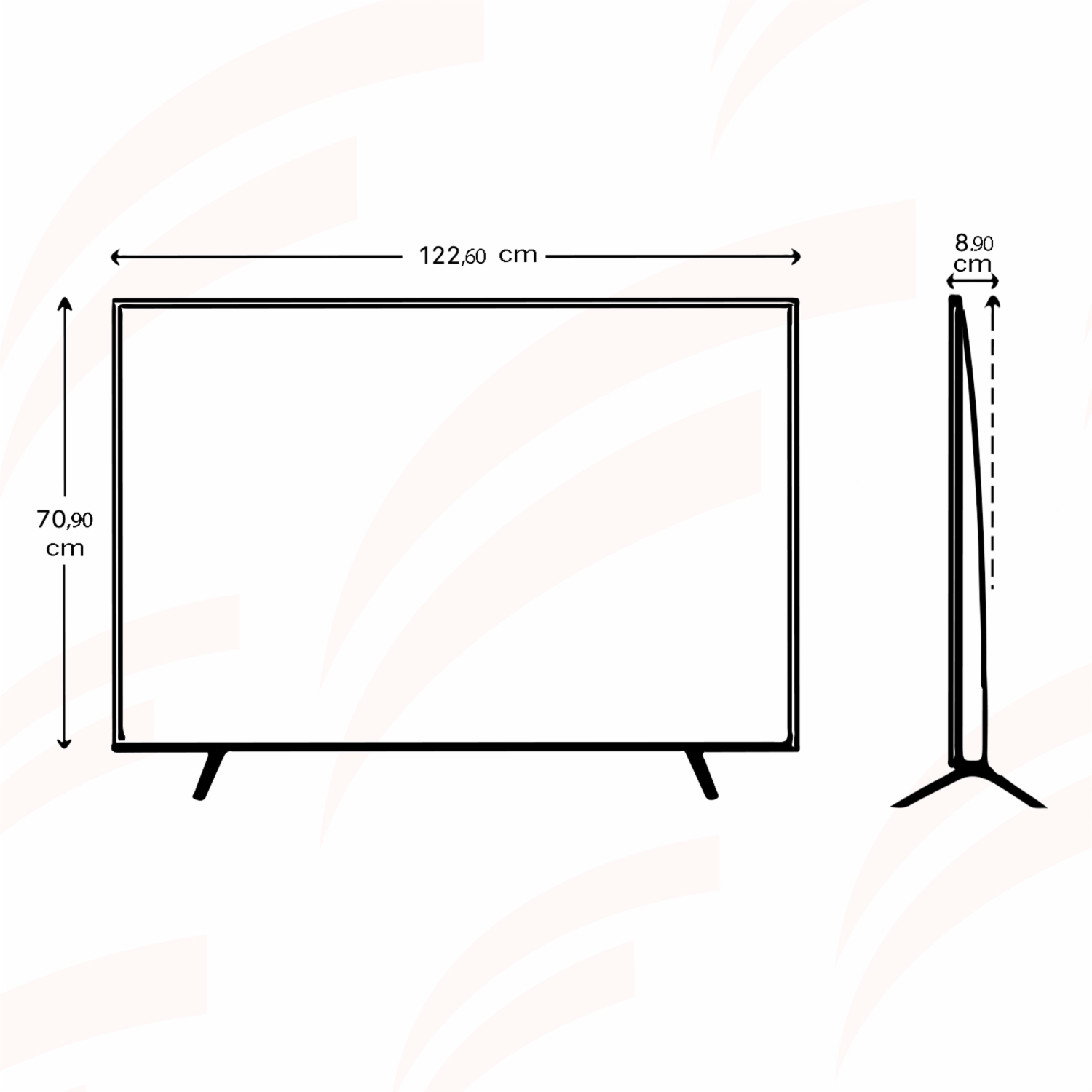 TV Led Google RLED-GLT55TPXM RIVIERA 55″