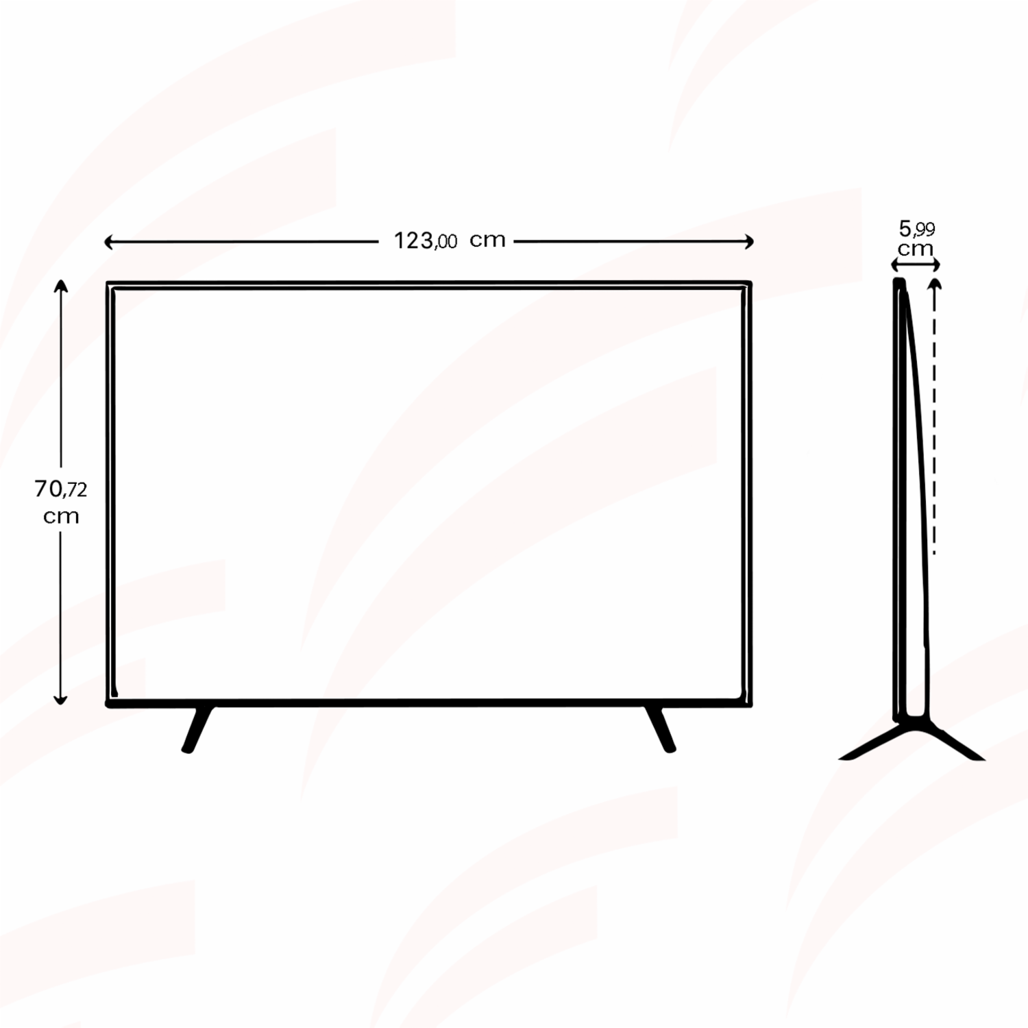 TV Led Tizen UN55AU7000PCZE SAMSUNG 55″