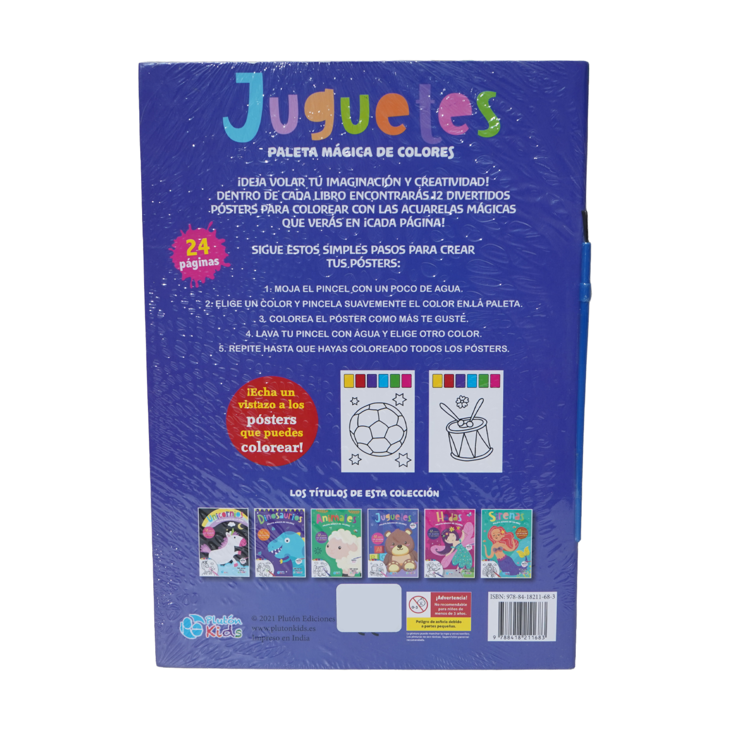 Juguetes Paleta Mágica De Colores PLUTÓN 12 Pósters
