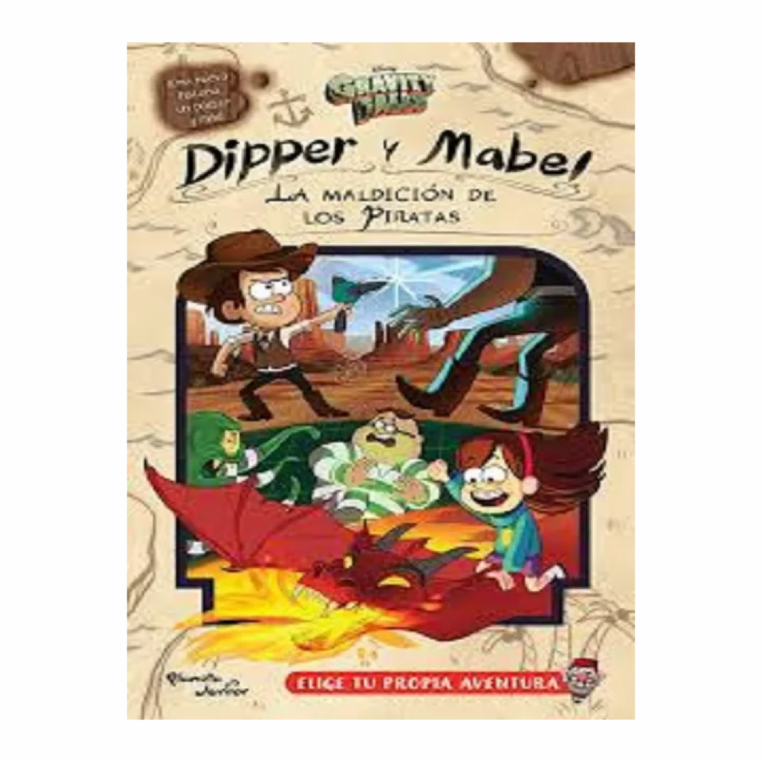 Gavity Falls Maldición De Los Piratas Disney PLANETA 295 Páginas