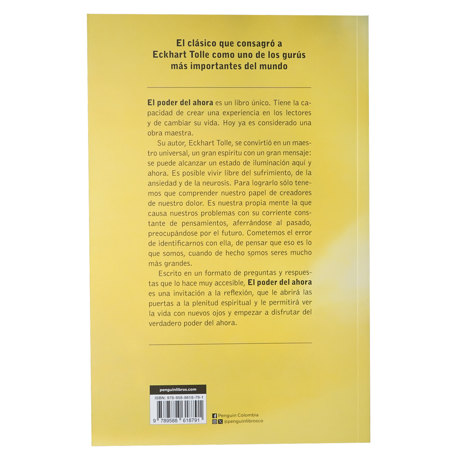 El Poder Del Ahora Eckhart Tolle MR.BOOKS 256 Páginas
