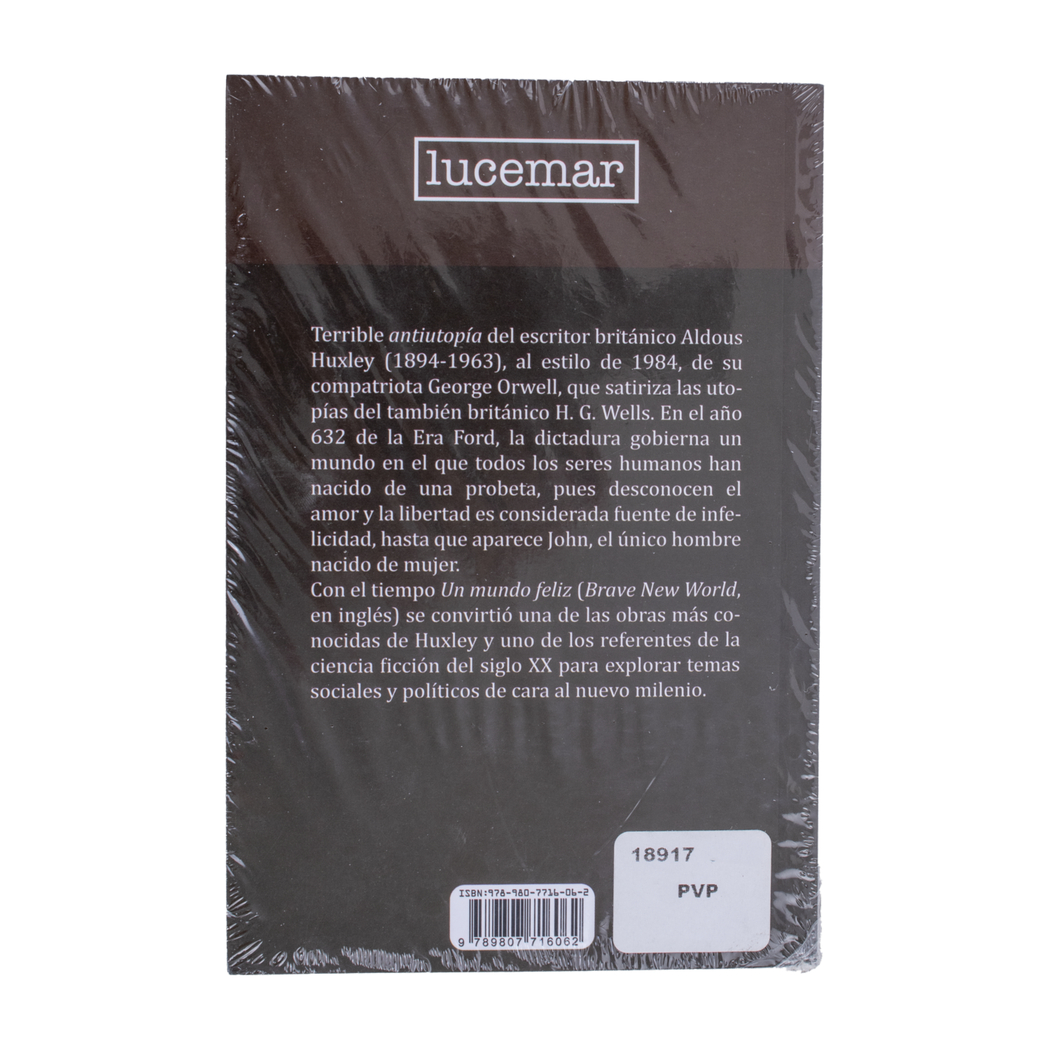 Libro Un Mundo Feliz PLUTÓN 176 Páginas
