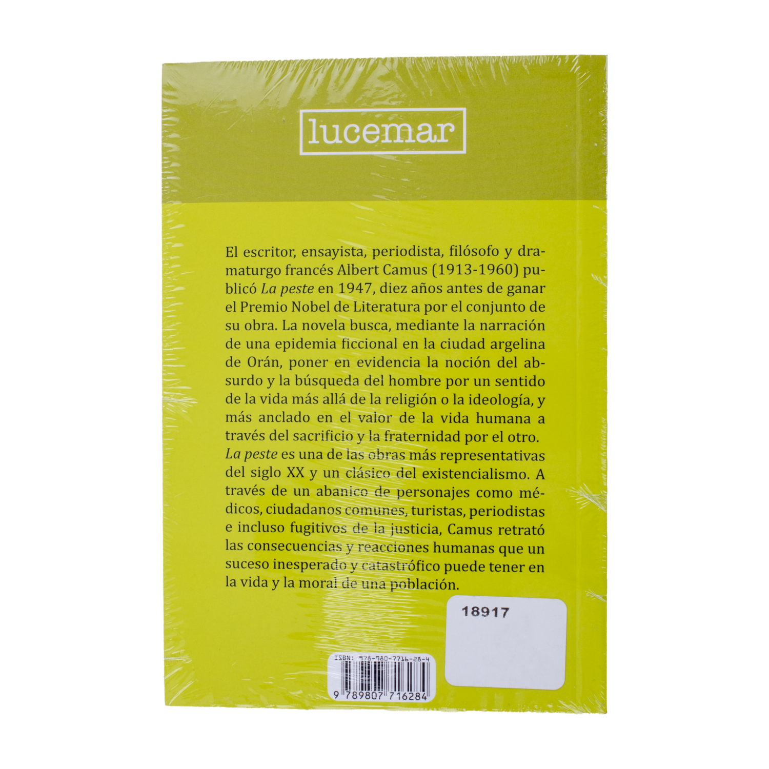 Libro La Peste PLUTÓN EDICIONES 283 Páginas