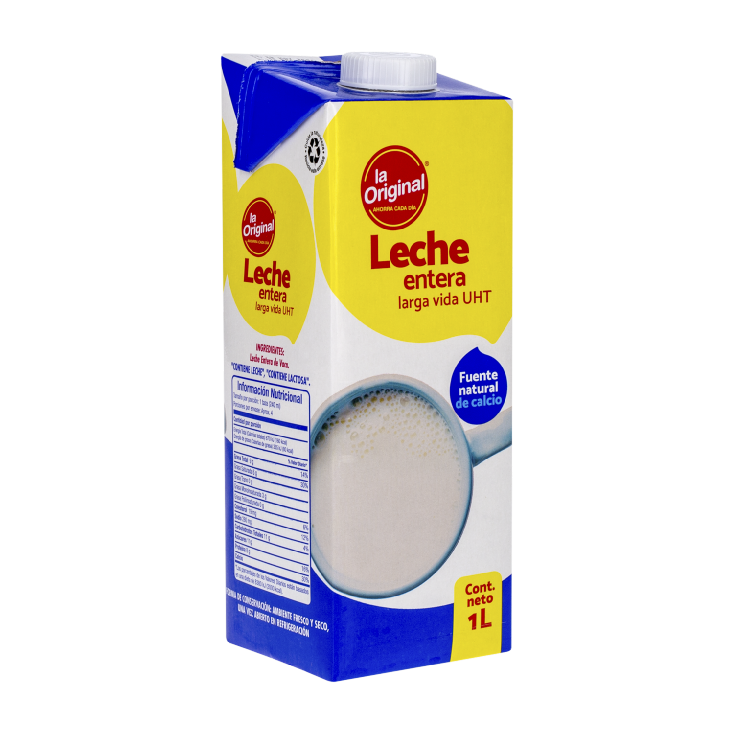 Leche Entera Tetrapak LA ORIGINAL 1 000 Ml