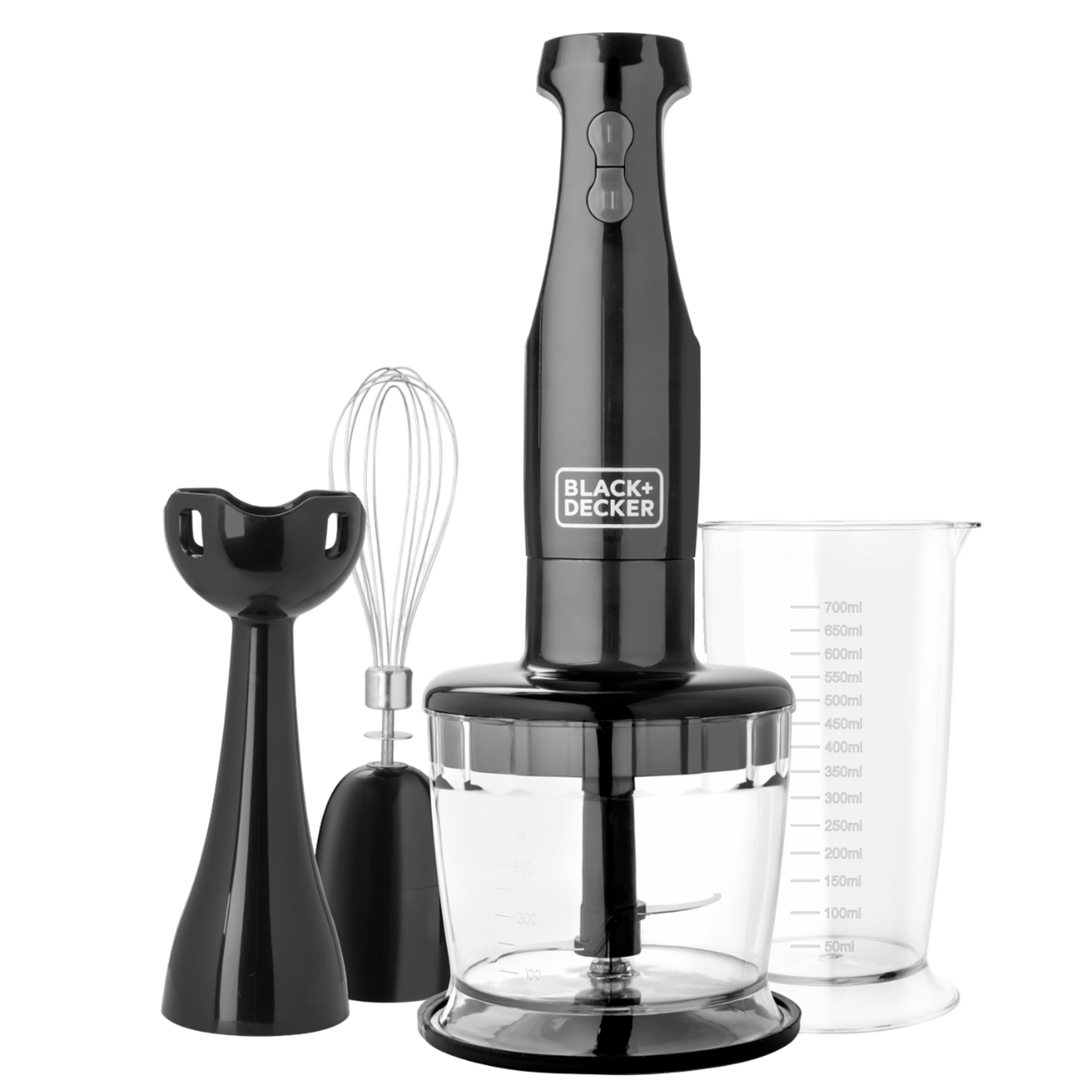 Batidora De Inmersión Set 3 En 1 Mezcla, Bate Y Tritura Modelo  HB2800B BLACK & DECKER 200 watts