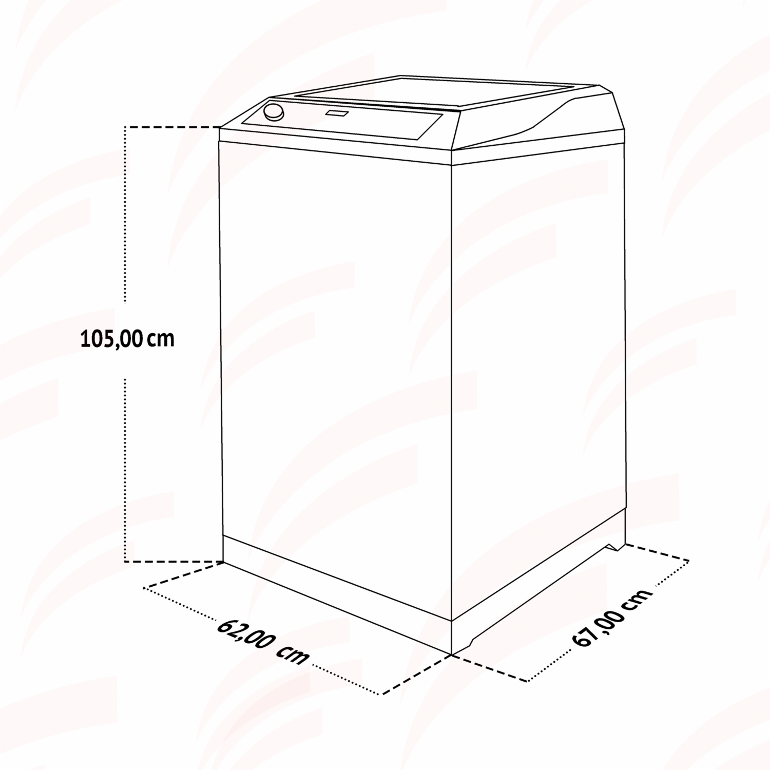 Lavadora De Ropa Carga Superior WW17KBAHLA WHIRLPOOL 17 Kilos
