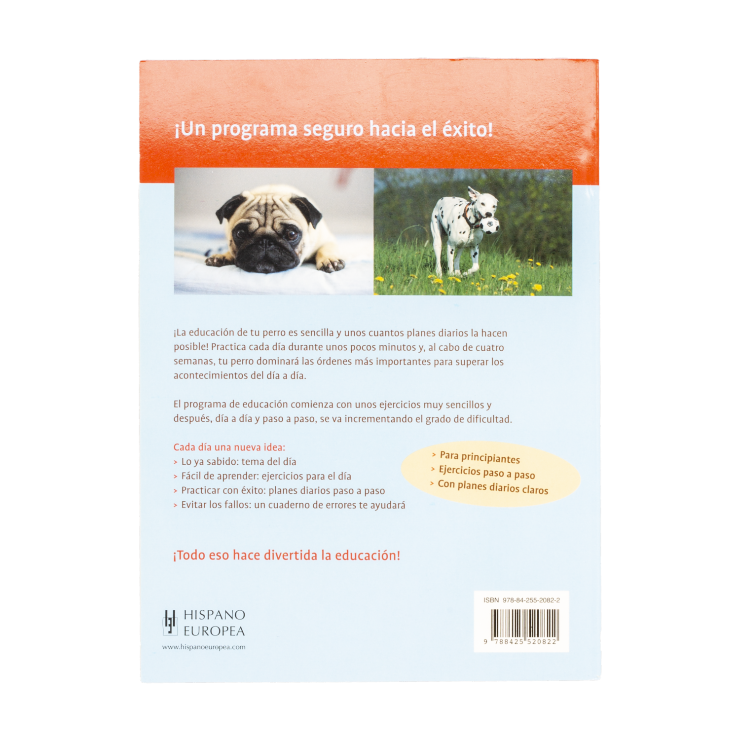 Libro Como Adiestrar A Su Perro En 4 Semanas HISPANO EUROPEA 96 Páginas