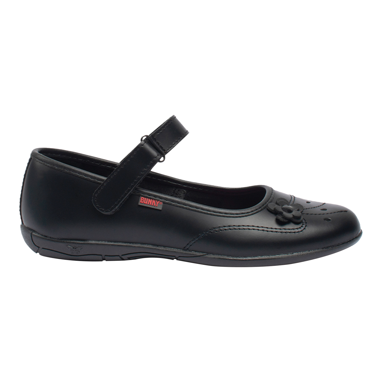 Zapatos Escolar Ballerina 2 En 1 Velcro BUNKY