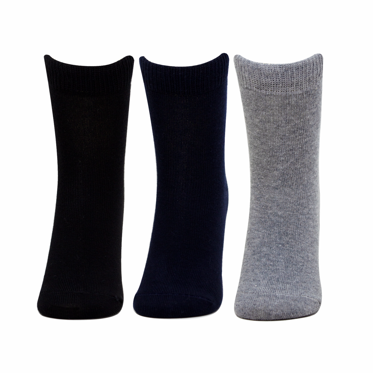 Medias Casuales Escolares Alta Pack X 3 GK BASIC