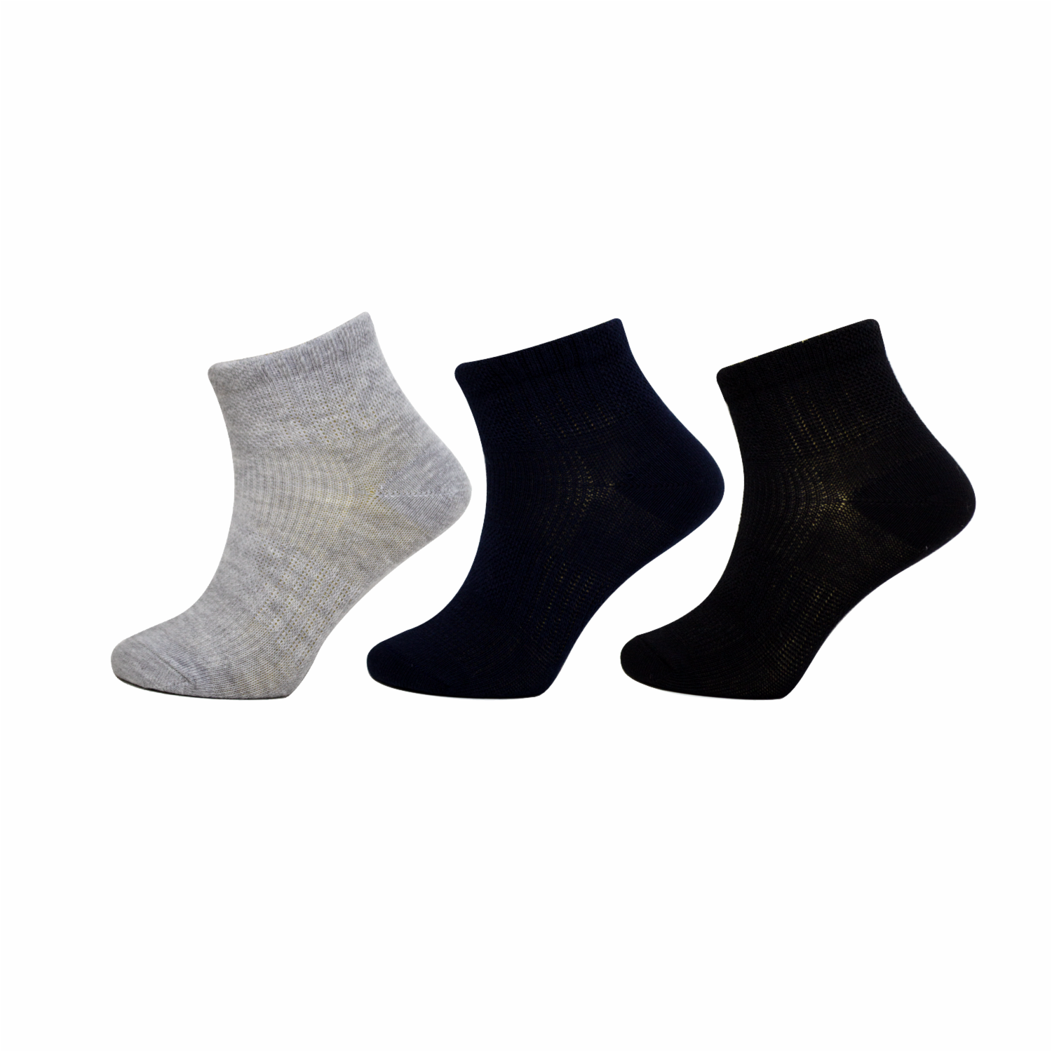 Medias Deportivas Escolares Tobillera Pack X 3 GK BASIC