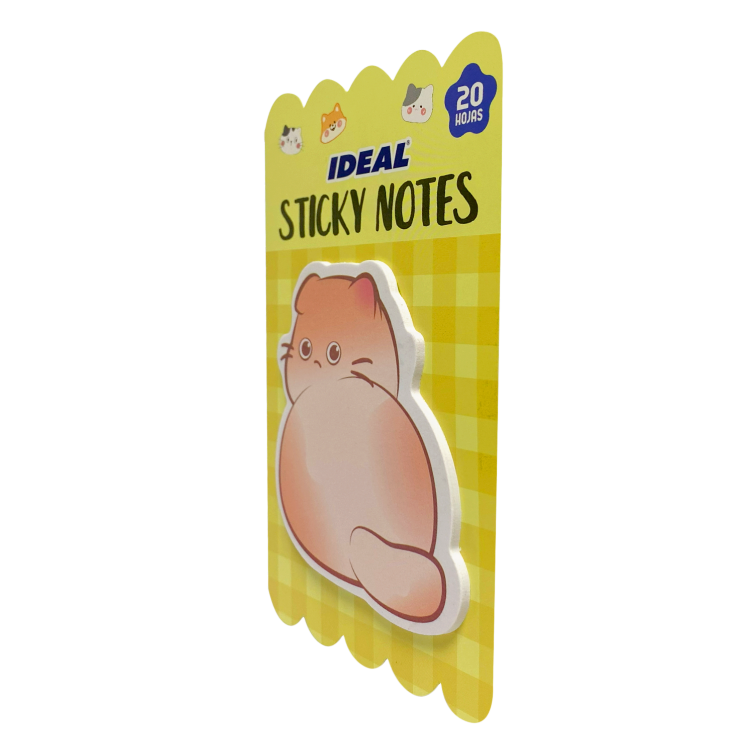 Notas Adhesivas Animales Surtidas IDEAL 20 Hojas