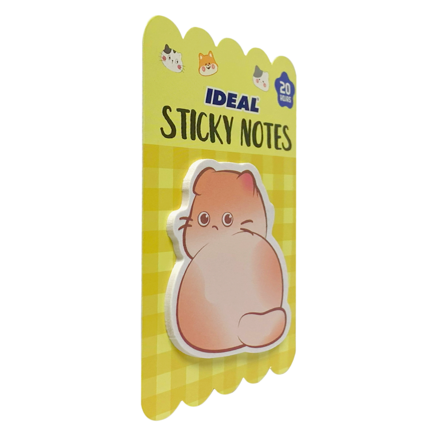 Notas Adhesivas Animales Surtidas IDEAL 20 Hojas