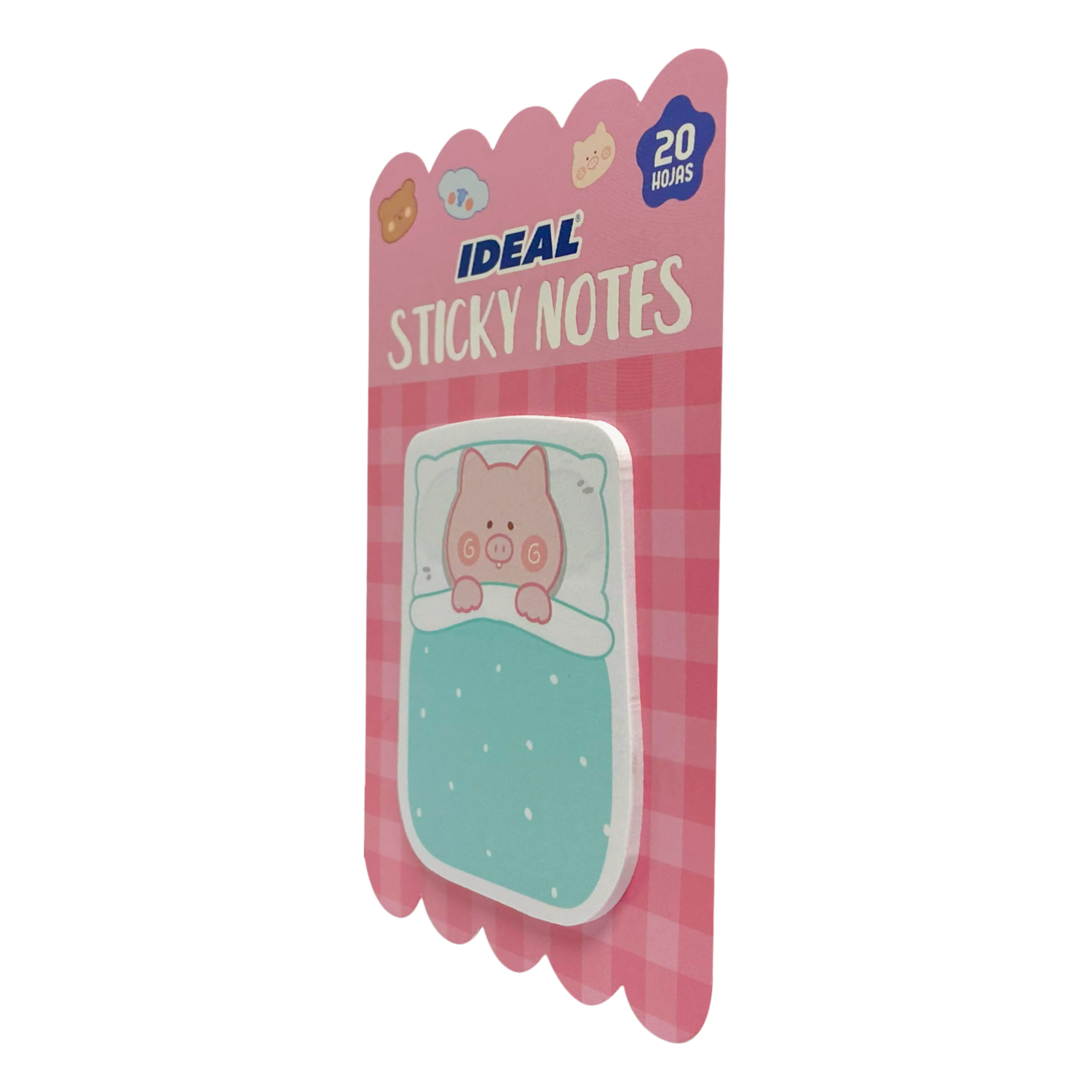 Notas Adhesivas Animales Surtidas IDEAL 20 Hojas