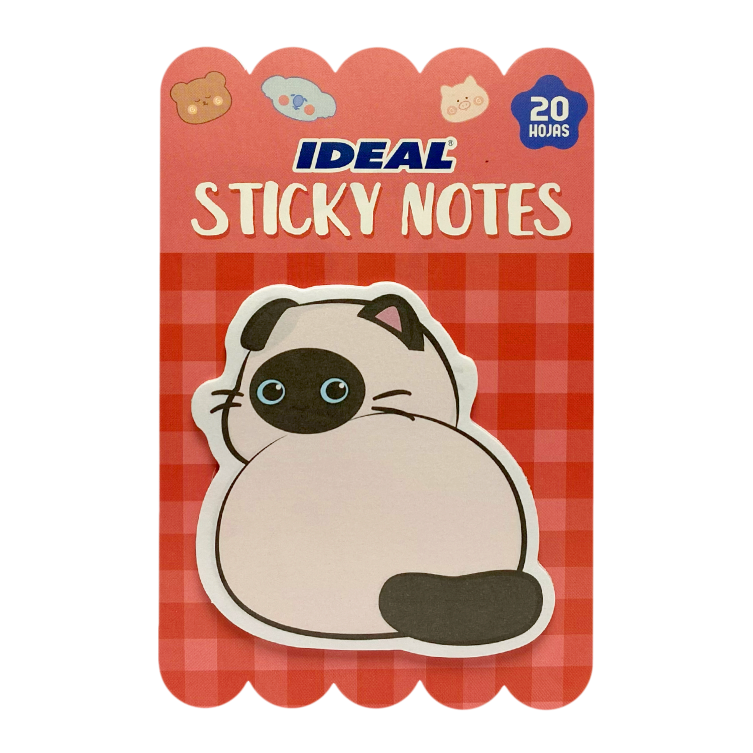 Notas Adhesivas Animales Surtidas IDEAL 20 Hojas