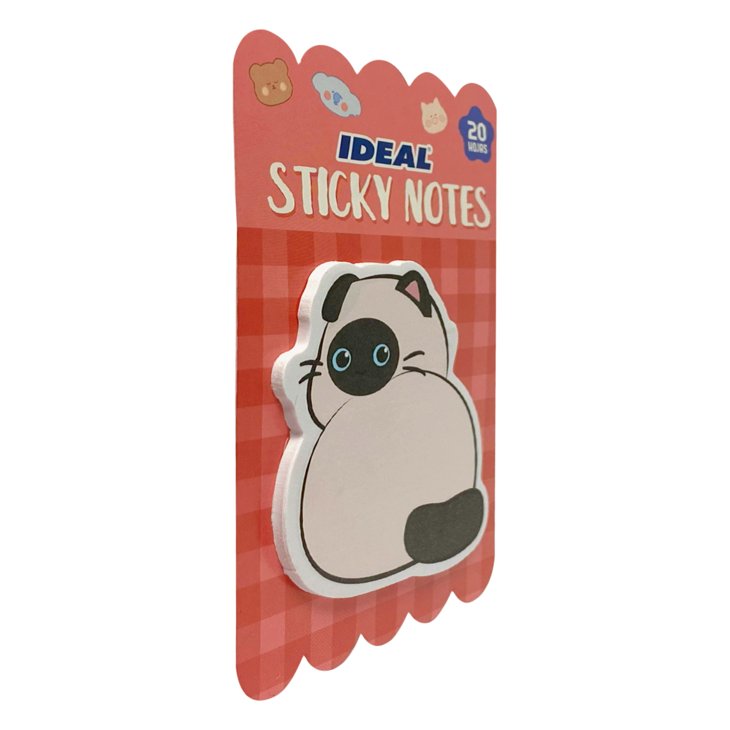 Notas Adhesivas Animales Surtidas IDEAL 20 Hojas
