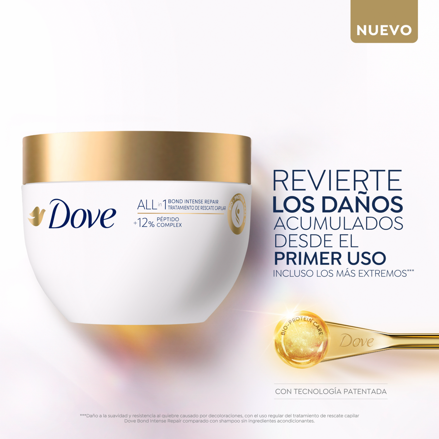 Tratamiento Capilar Bond Intense Repair DOVE 250 Ml