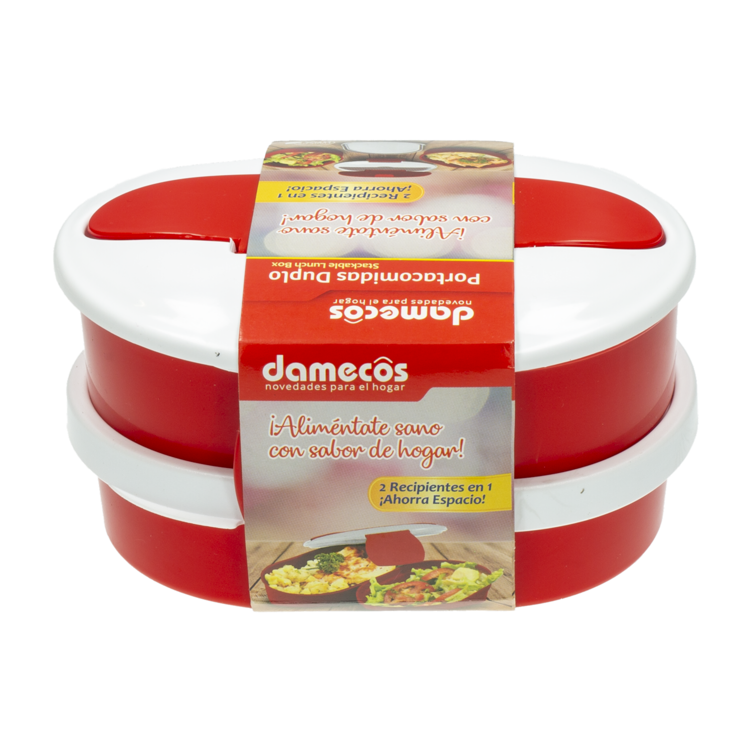 Porta Comidas Duplo DAMECOS Unidad