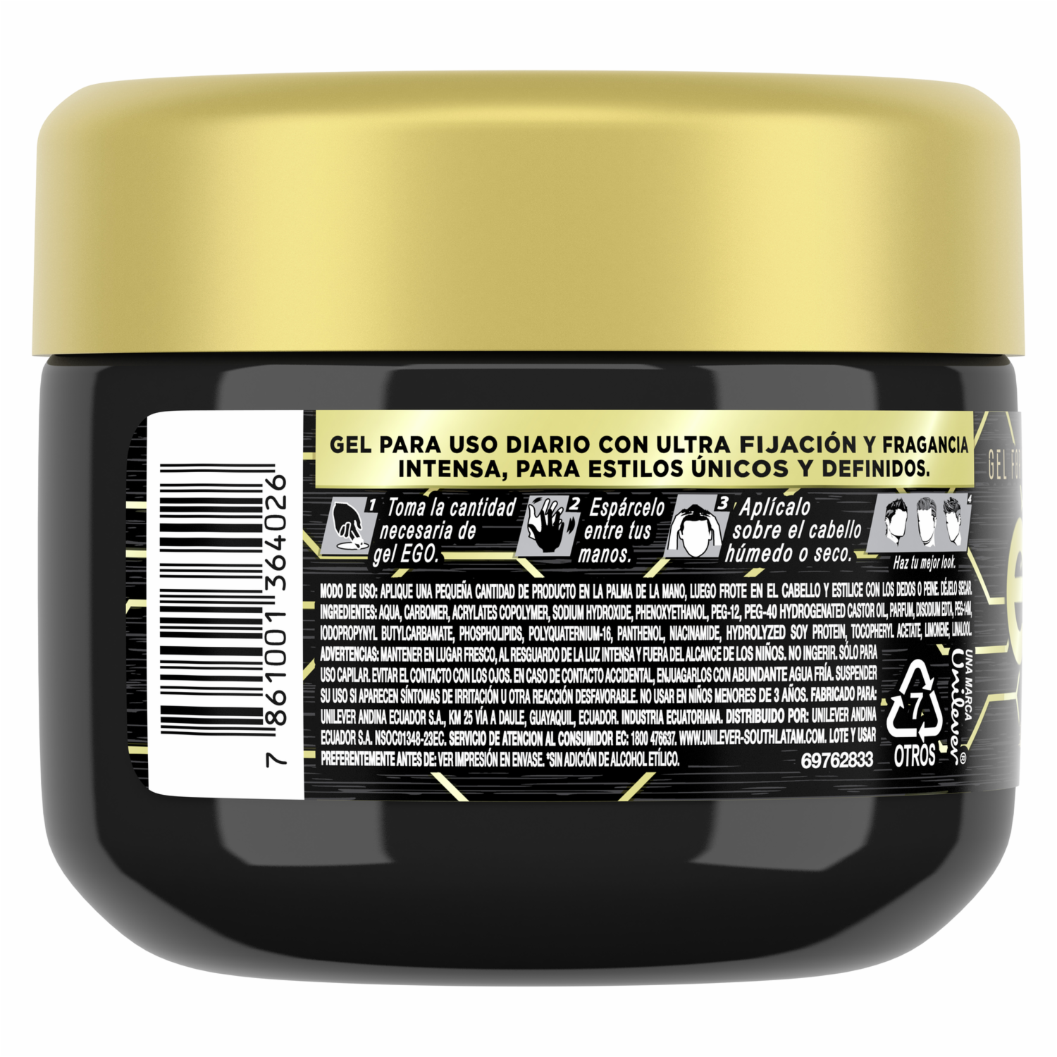 Gel De Cabello Ultra Intense EGO 200 Ml