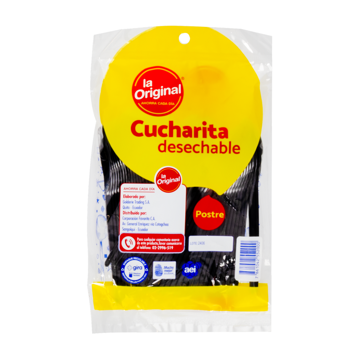 Cuchara Para Postre LA ORIGINAL Por 50 Uds