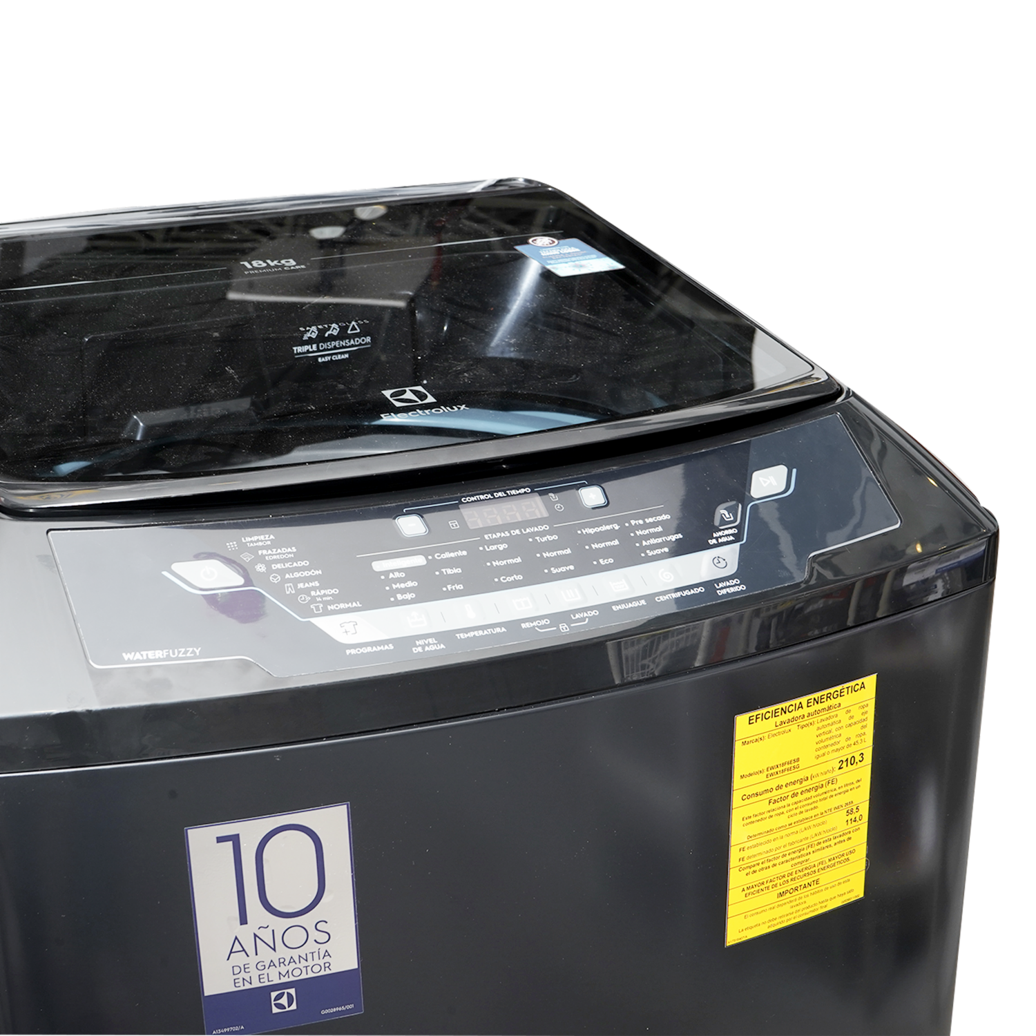 Lavadora De Ropa Impeller Premium Care EWIX18F6ESB ELECTROLUX 18 Kilos