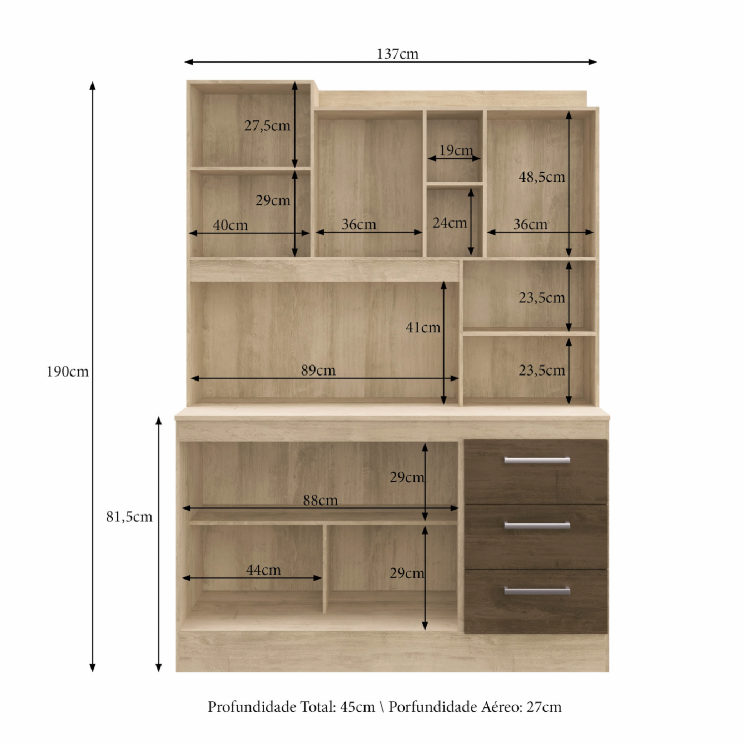 Mueble De Cocina Blanco CASAMIA