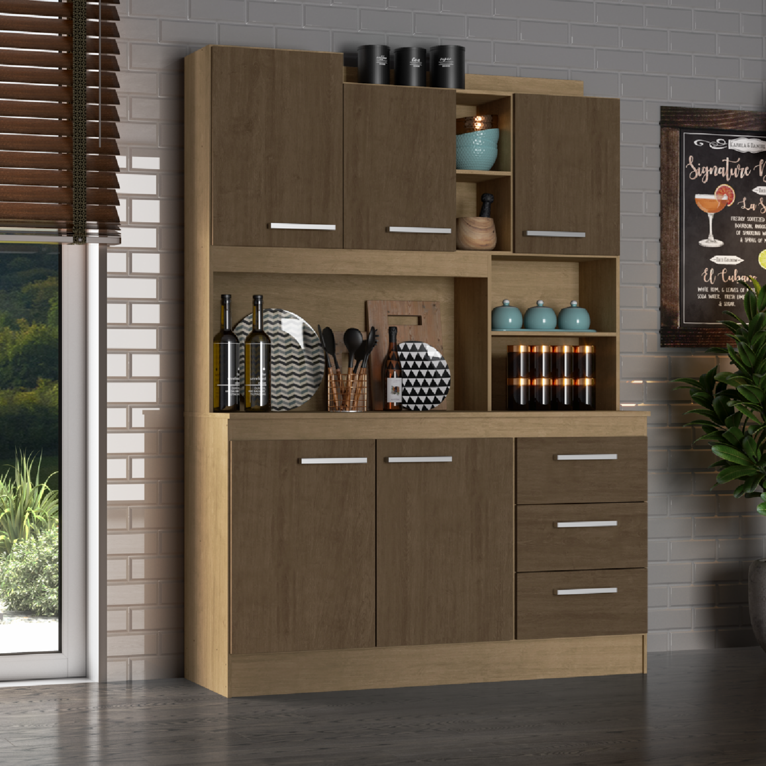 Mueble De Cocina Blanco CASAMIA