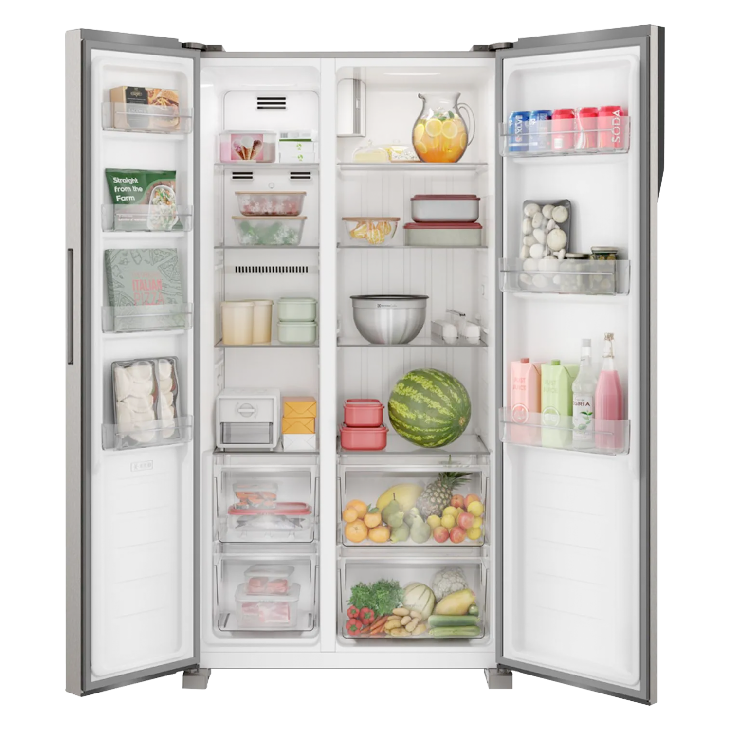 Refrigeradora Side By Side No Frost ERSA44V6HVG ELECTROLUX 442 Litros